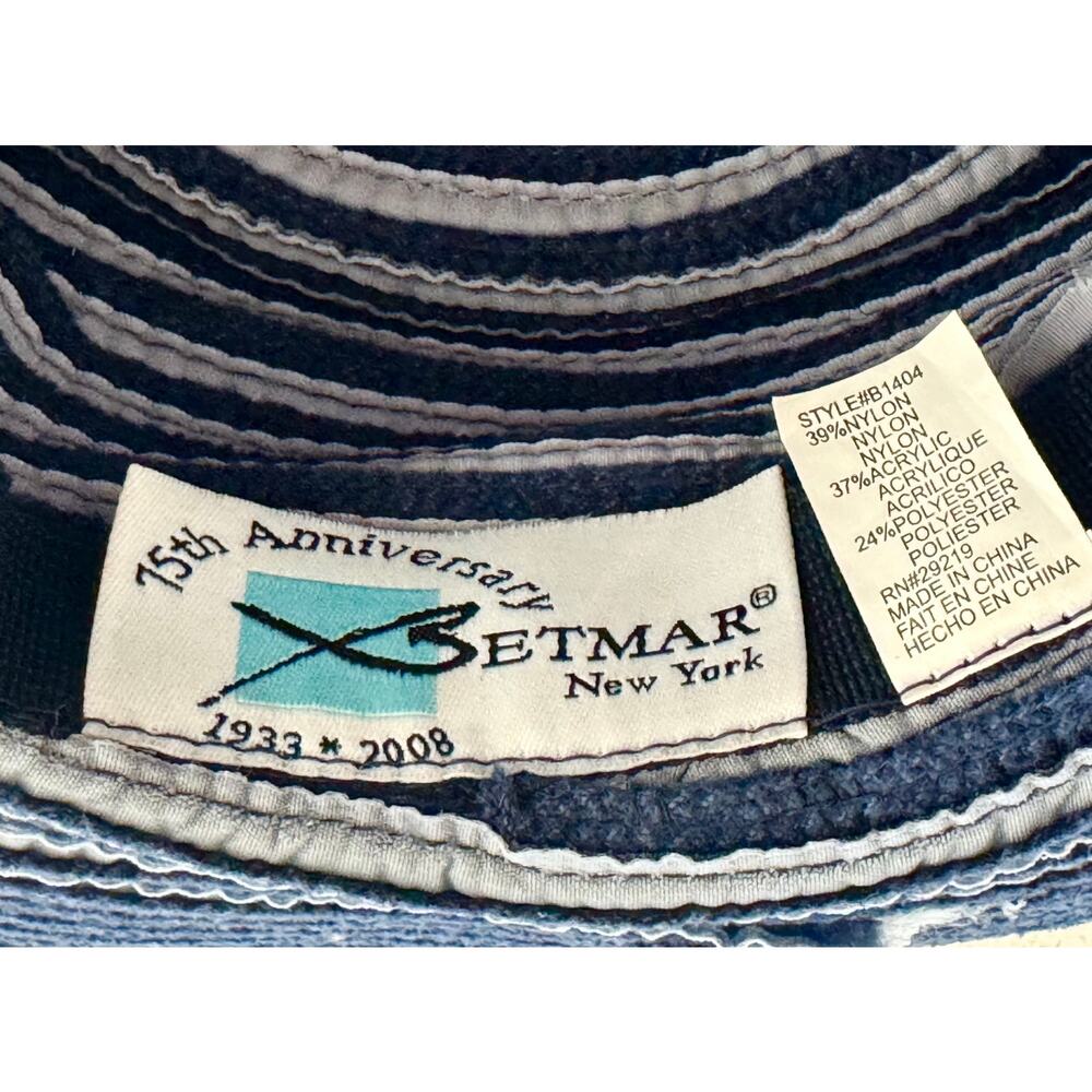 Betmar New York Tiered Braid Derby Cloche in Blue Jean Color - Picture 5 of 5